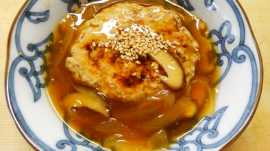 簡単！筍入りの豆腐ハンバーグ♡和風ソースの写真
