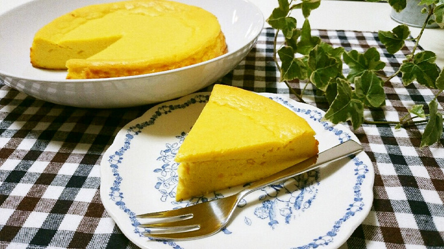 豆乳deかぼちゃのチーズケーキ☆の画像