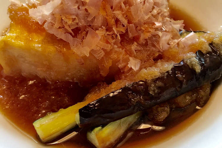 簡単に厚揚げとナスの煮浸し風みぞれ煮 レシピ 作り方 By 一貴兄ちゃん クックパッド 簡単おいしいみんなのレシピが358万品