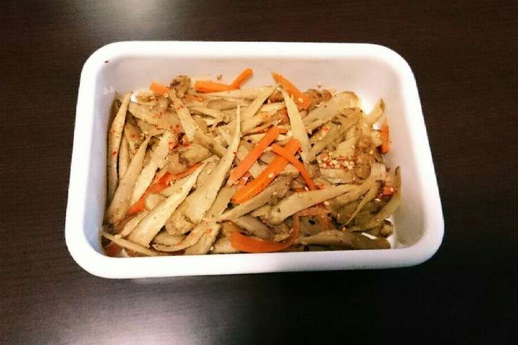 レンジできんぴらごぼう レシピ 作り方 By リボンベリー クックパッド 簡単おいしいみんなのレシピが361万品