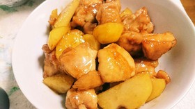 簡単☆節約?!鶏肉とじゃがいもの照り焼き