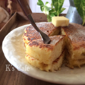 ふんわり♡おからパンケーキ♡