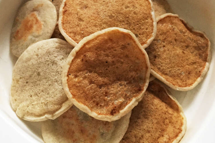 離乳食に モチっと米粉バナナパンケーキ レシピ 作り方 By Kao1215 クックパッド 簡単おいしいみんなのレシピが365万品