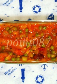 豆とソーセージのトマト煮