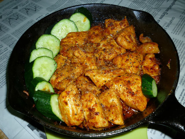 イシスキで鶏胸肉のピリ辛BWソース風味の画像