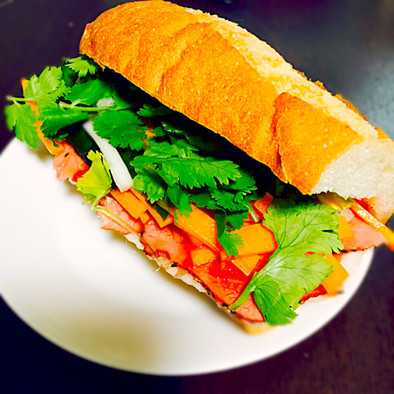 野菜たっぷり！ベトナム風サンドバインミーの写真
