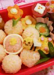 みんなが作ってる キャラ弁 お花畑のレシピ クックパッド 簡単おいしいみんなのレシピが355万品