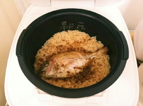 鯛めしを炊飯器で作ろう