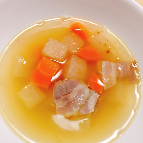 コロコロ根菜スープ