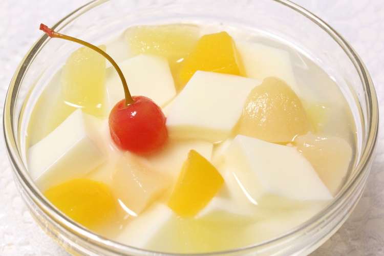杏仁豆腐風 牛乳寒天ゼリー メモ用 レシピ 作り方 By Hina クックパッド 簡単おいしいみんなのレシピが355万品