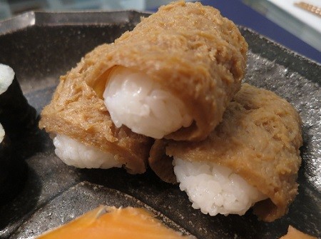 大豆たんぱくで稲荷寿司の画像