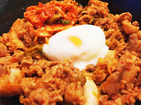 短時間でガッツリ飯☆簡単!豚キムチ丼