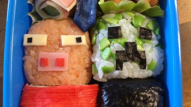 キャラ弁 デザイン簡単 マインクラフト レシピ 作り方 By クックbncfnr クックパッド 簡単おいしいみんなのレシピが354万品
