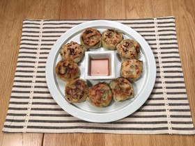 ニラまんじゅう風・薄皮餃子