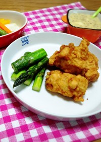 鶏マヨのハニーマスタードソース