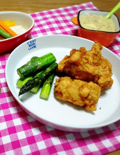 鶏マヨのハニーマスタードソースの写真