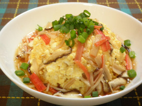 お豆腐で☆ふわふわ天津飯