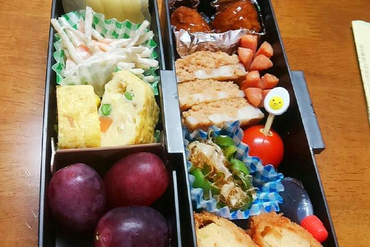 中学生男子部活弁当 3 レシピ 作り方 By ようちゃんの嫁 クックパッド 簡単おいしいみんなのレシピが358万品