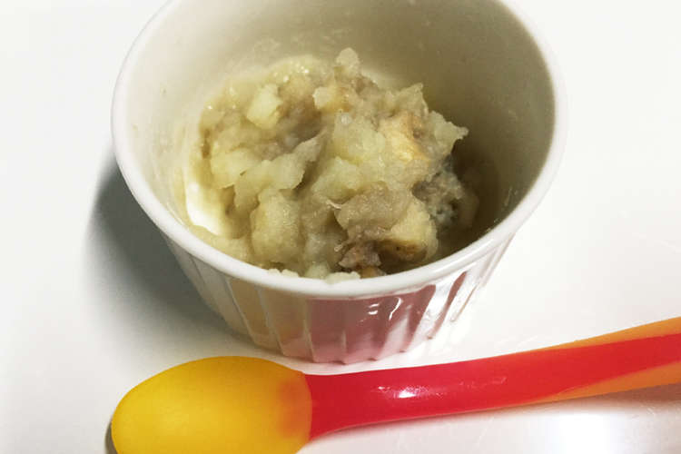 離乳食モグモグ期 バナナマッシュポテト レシピ 作り方 By An Pear クックパッド 簡単おいしいみんなのレシピが360万品