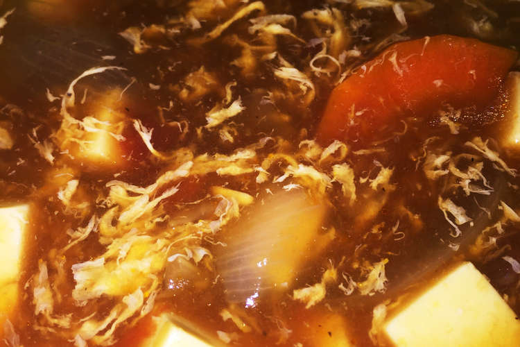 脂肪燃焼ダイエットスープ 酸辣湯風 レシピ 作り方 By Nia1600 クックパッド