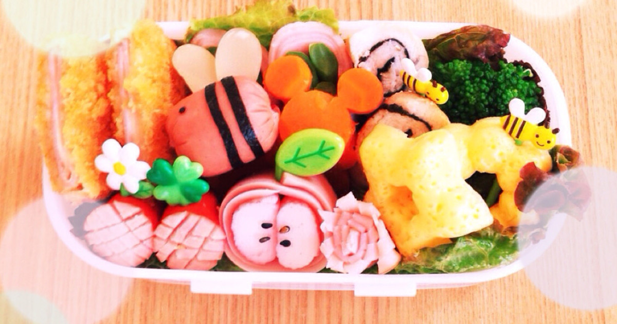 お弁当簡単おかず可愛い隙き間飾りキャラ弁 レシピ 作り方 By きゃわいいチャチャ クックパッド 簡単おいしいみんなのレシピが353万品