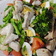 青魚と色々野菜のおとなサラダ