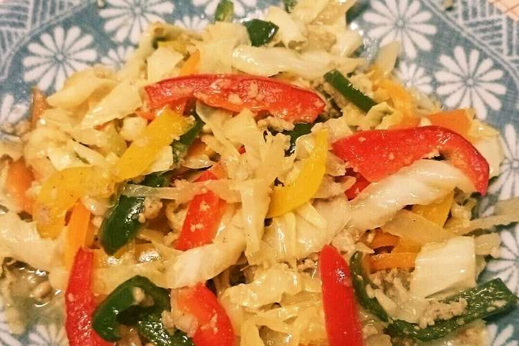 簡単 野菜炒め豚キャベツ 常備菜おかず レシピ 作り方 By Beloved612 クックパッド