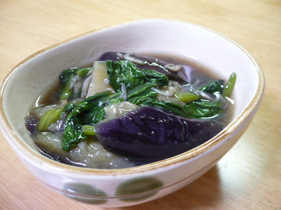 ほっとする味✿なすと小松菜のとろとろ煮の画像