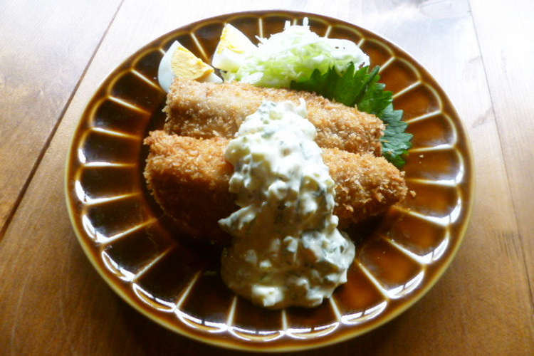 あじフライ 青しそタルタルソース レシピ 作り方 By ちーすけ クックパッド 簡単おいしいみんなのレシピが361万品