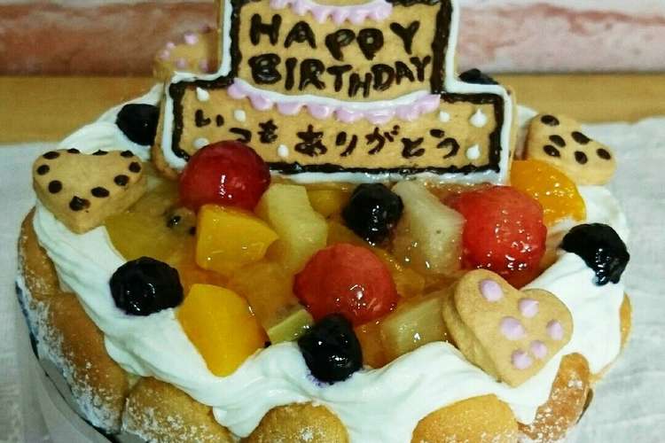 クッキー フルーツケーキデコ レシピ 作り方 By Minimini クックパッド 簡単おいしいみんなのレシピが355万品