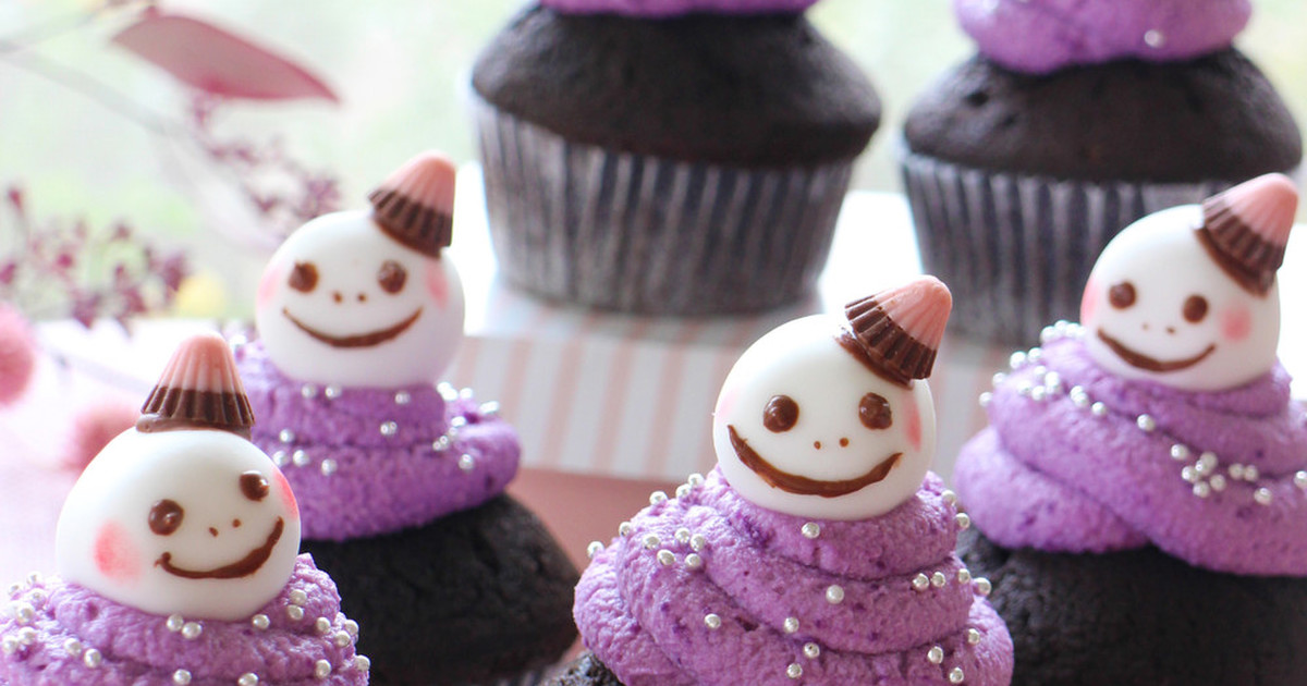 オバケカップケーキ☆ハロウィン