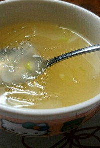 春雨と玉ねぎのスープ