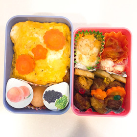 女子中学生弁当*部活*2016.6.10