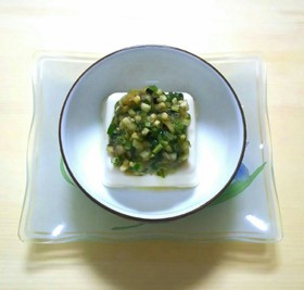 低糖質レシピ☆山形名物だし!のせ冷奴