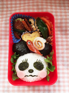 キャラ弁☆簡単☆ハニーワークス パンダ