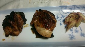鶏もも肉の野菜巻き