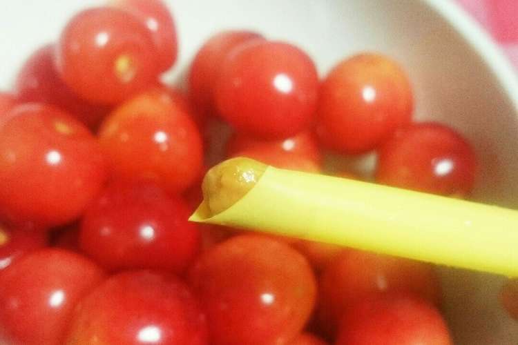 さくらんぼの種取り方法 綺麗に レシピ 作り方 By ゆきさん クックパッド 簡単おいしいみんなのレシピが360万品