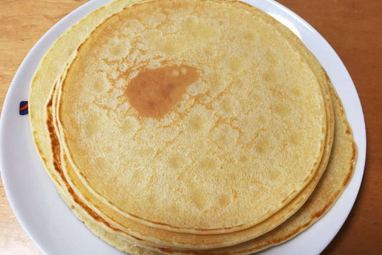 だんご粉でもちもちパンケーキ レシピ 作り方 By はるペン クックパッド 簡単おいしいみんなのレシピが360万品
