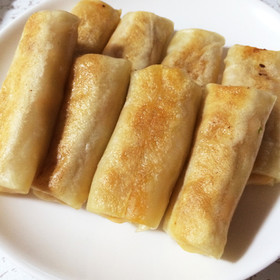 冷凍シュウマイをリメイク!簡単節約春巻き