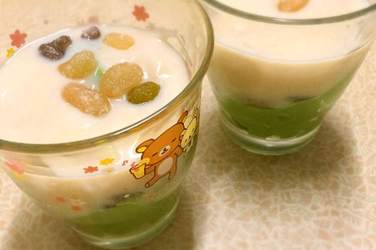 簡単ふるふる 抹茶ミルクパフェ風デザート レシピ 作り方 By じゃじゃ子06 クックパッド 簡単おいしいみんなのレシピが359万品