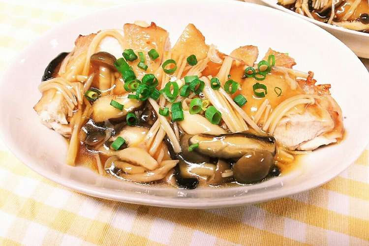 きのこと鶏肉のバターソテーのレシピ 作り方 和食がいっぱい ヒガシマルレシピ ヒガシマル醤油