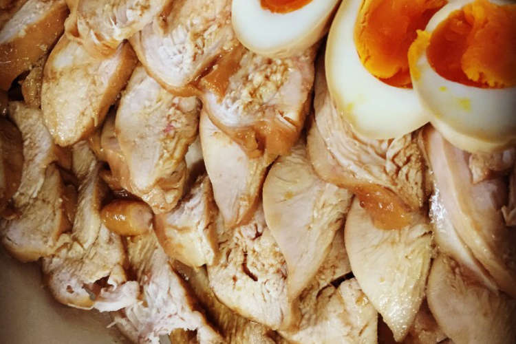 炊飯器de簡単鶏胸肉チャーシュー レシピ 作り方 By クックp6m18w クックパッド 簡単おいしいみんなのレシピが360万品