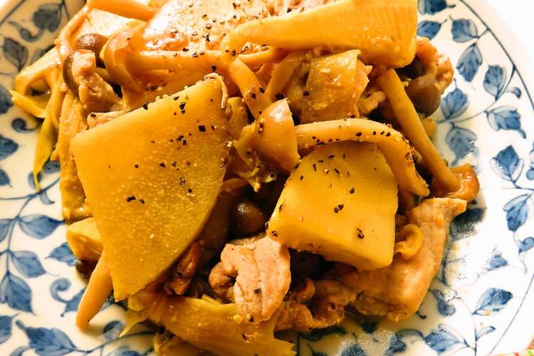 豚肉とたけのことしめじの味噌バター煮 レシピ 作り方 By Hirokoh クックパッド 簡単おいしいみんなのレシピが371万品