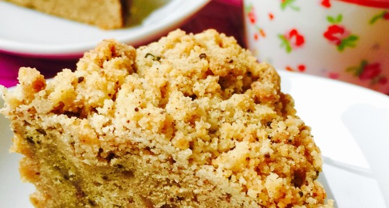 コーヒークランチケーキのレシピ
