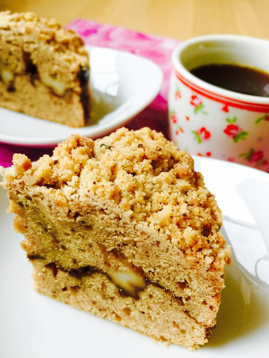 コーヒークランチケーキのレシピ