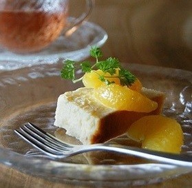 柚子茶チーズケーキの画像