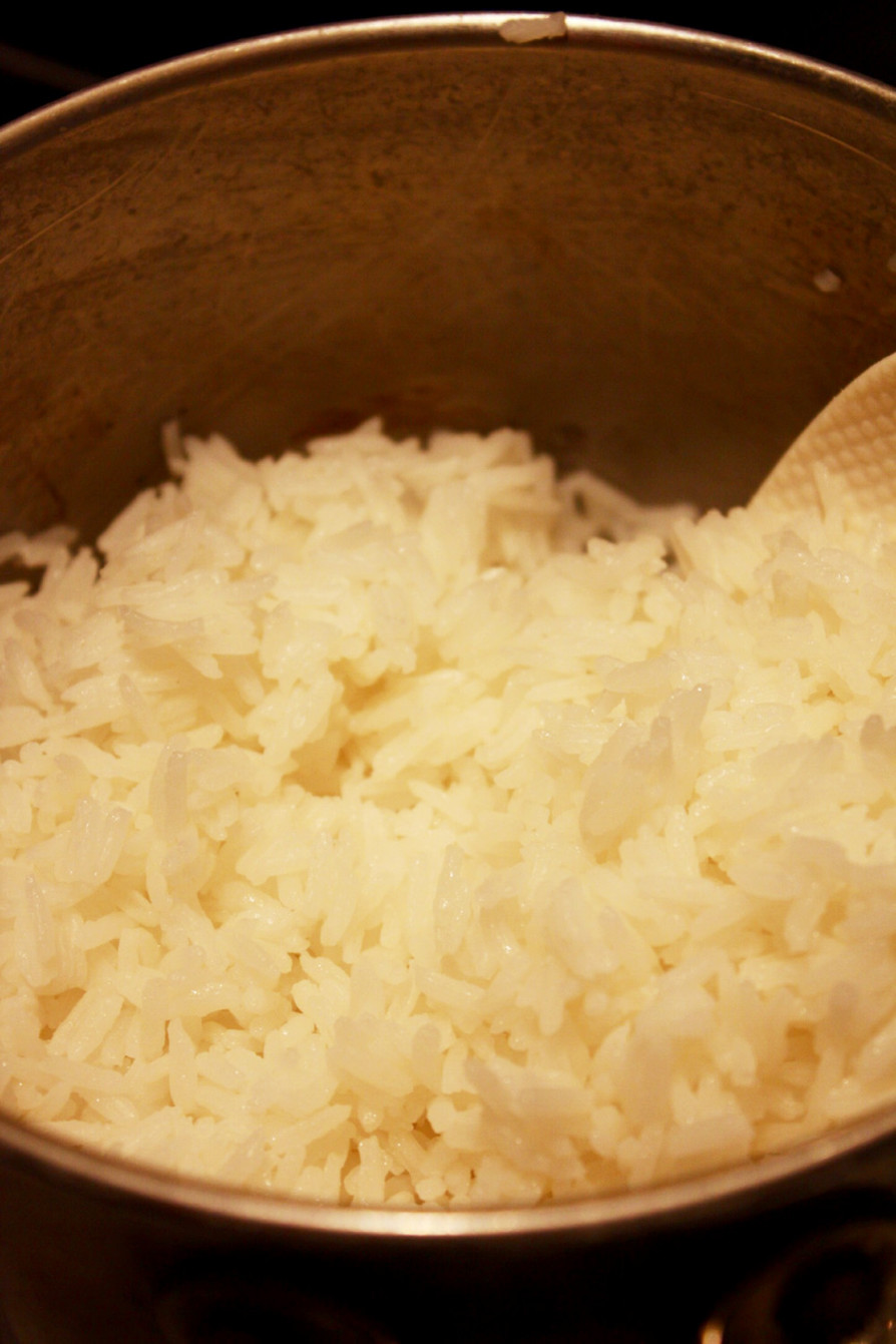 お湯切り不要、超簡単タイ米の炊き方の画像