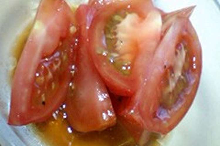 トマト ちょー簡単おいしいトマト レシピ 作り方 By カフェオーレラブ クックパッド 簡単おいしいみんなのレシピが357万品