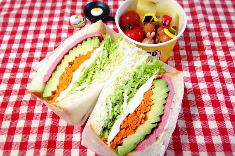 サンドイッチをクッキングシートで包む方法 レシピ 作り方 By ゆずなさち クックパッド 簡単おいしいみんなのレシピが357万品