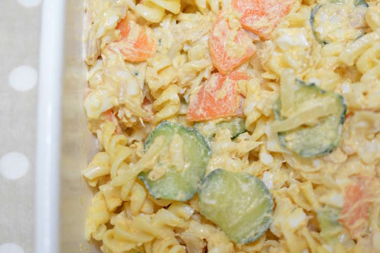 作り置き ゆで卵たっぷりマカロニサラダ レシピ 作り方 By Mikasan 23 クックパッド 簡単おいしいみんなのレシピが350万品